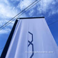 Meris 8ft Knife Teardrop Feather Custom Beach Flag